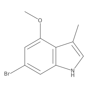 6-Bromo-4-methoxy-3-methylindole Structure
