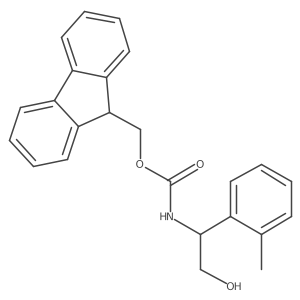 (9H-fluoren-9-yl)methyl N-[2-hydroxy-1-(2-methylphenyl)ethyl]carbamate Structure