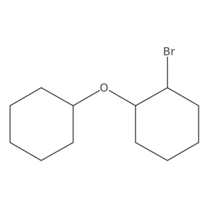 1-Bromo-2-(cyclohexyloxy)cyclohexane Structure