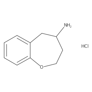 2,3,4,5-Tetrahydrobenzo[b]oxepin-4-amine hydrochloride Structure