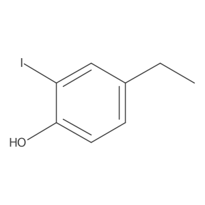 4-Ethyl-2-iodo-phenol结构式