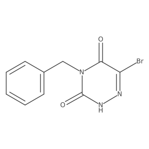 4-Benzyl-6-bromo-2h-[1,2,4]triazine-3,5-dione结构式