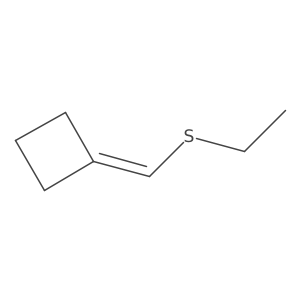 [(Ethylthio)methylene]cyclobutane结构式