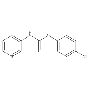 (4-chlorophenyl) N-pyridin-3-ylcarbamate结构式