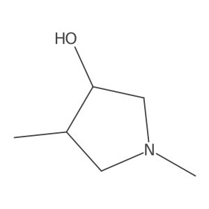 1,4-Dimethylpyrrolidin-3-ol结构式