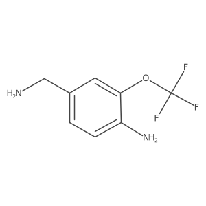 4-Amino-3-(trifluoromethoxy)benzylamine结构式