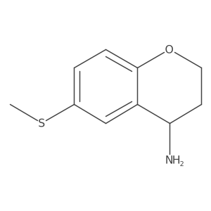 6-(Methylthio)chroman-4-amine结构式