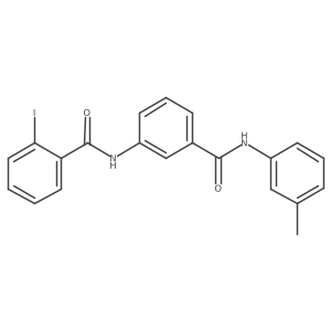 2-iodo-N-[3-(3-toluidinocarbonyl)phenyl]benzamide Structure