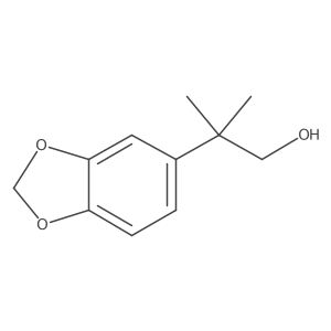 2-(3,4-Methylenedioxyphenyl)-2-methylpropyl alcohol Structure