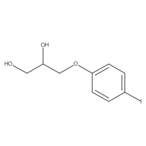 3-(4-Iodophenoxy)-1,2-propanediol结构式