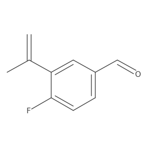 4-Fluoro-3-isopropenylbenzaldehyde结构式