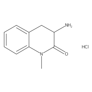 3-Amino-1-methyl-1,2,3,4-tetrahydroquinolin-2-one hydrochloride Structure