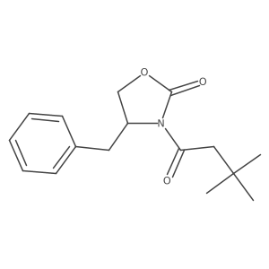 (R)-4-Benzyl-3-(3,3-dimethylbutyryl)oxazolidin-2-one结构式