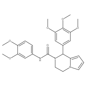 N-(3,4-dimethoxyphenyl)-1-(3,4,5-trimethoxyphenyl)-3,4-dihydropyrrolo[1,2-a]pyrazine-2(1H)-carboxamide Structure