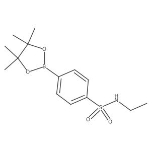 N-ethyl-4-(4,4,5,5-tetramethyl-1,3,2-dioxaborolan-2-yl)benzenesulfonamide Structure