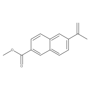 Methyl 6-(prop-1-en-2-yl)-2-naphthoate结构式