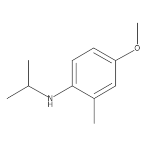 N-isopropyl-4-methoxy-2-methylaniline结构式