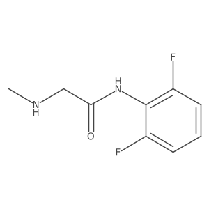 N-(2,6-difluorophenyl)-2-(methylamino)acetamide Structure