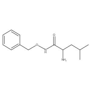2-Amino-4-methyl-N-(phenylmethoxy)pentanamide Structure