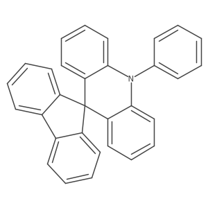 10-phenyl-10H-spiro[acridine-9,9'-fluorene]结构式