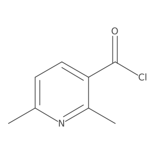 2,6-Dimethylnicotinoyl chloride Structure