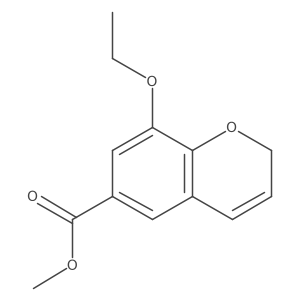 methyl 8-ethoxy-2H-chromene-6-carboxylate结构式