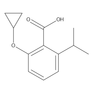 2-Cyclopropoxy-6-isopropylbenzoic acid Structure