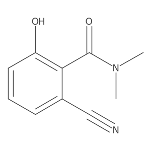 2-Cyano-6-hydroxy-N,N-dimethylbenzamide结构式