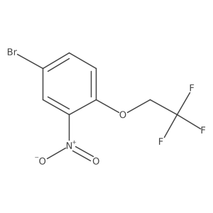 5-Bromo-2-(2,2,2-trifluoroethoxy)nitrobenzene Structure