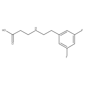 I(2)-Alanine, N-[2-(3,5-difluorophenyl)ethyl]-结构式