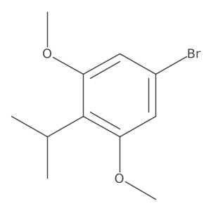 5-Bromo-1,3-dimethoxy-2-(1-methylethyl)benzene Structure