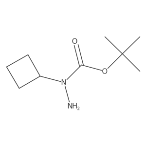 tert-butyl N-amino-N-cyclobutylcarbamate Structure