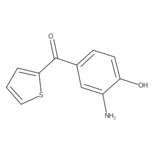 (3-Amino-4-hydroxyphenyl)-2-thienylmethanone Structure
