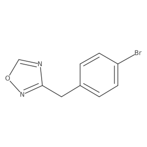 3-(4-Bromobenzyl)-1,2,4-oxadiazole结构式