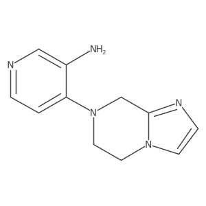 4-(6,8-dihydro-5H-imidazo[1,2-a]pyrazin-7-yl)pyridin-3-amine Structure