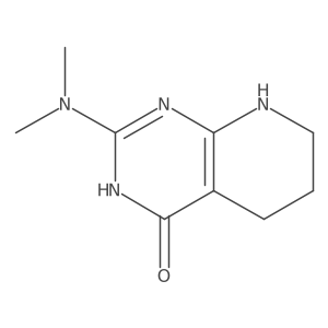 2-(Dimethylamino)-5,6,7,8-tetrahydropyrido[2,3-d]pyrimidin-4(3H)-one结构式