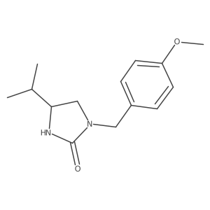 4-Isopropyl-1-(4-methoxybenzyl)imidazolidin-2-one Structure