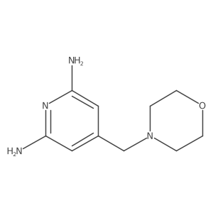 4-(Morpholin-4-ylmethyl)pyridine-2,6-diamine结构式