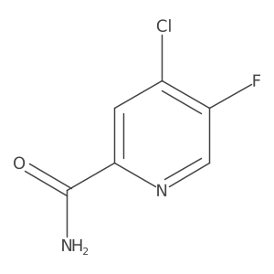 4-Chloro-5-fluoropicolinamide Structure