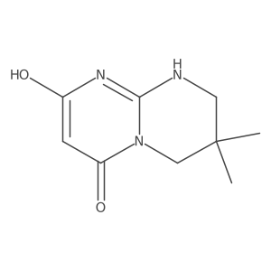 2-hydroxy-7,7-dimethyl-6,7,8,9-tetrahydro-4H-pyrimido[1,2-a]pyrimidin-4-one Structure