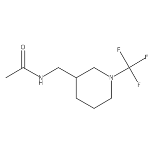N-((1-(trifluoromethyl)piperidin-3-yl)methyl)acetamide Structure