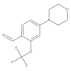 4-Morpholino-2-(trifluoromethoxy)benzaldehyde结构式