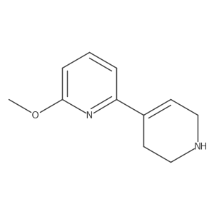 6-Methoxy-1',2',3',6'-tetrahydro-2,4'-bipyridine Structure