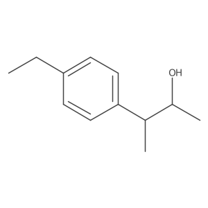 3-(4-Ethylphenyl)butan-2-ol结构式