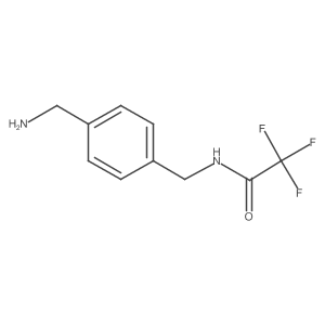 N-(4-(Aminomethyl)benzyl)-2,2,2-trifluoroacetamide结构式