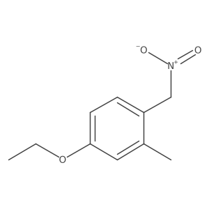4-Ethoxy-2-methyl-1-(nitromethyl)benzene结构式