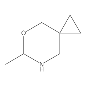 6-Methyl-5-oxa-7-azaspiro[2.5]octane结构式