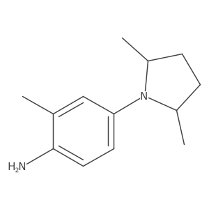 4-(2,5-Dimethyl-1-pyrrolidinyl)-2-methylbenzenamine结构式
