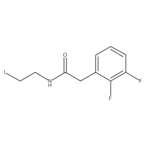 2-(2,3-difluorophenyl)-N-(2-iodoethyl)acetamide Structure
