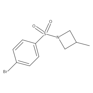 1-[(4-Bromophenyl)sulfonyl]-3-methylazetidine Structure